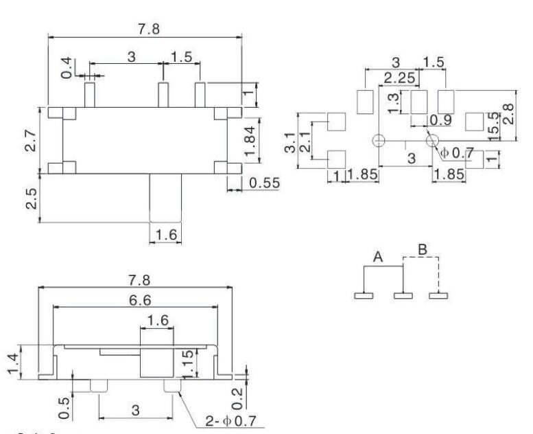 MSK-01G(長柄)撥動開關(guān)