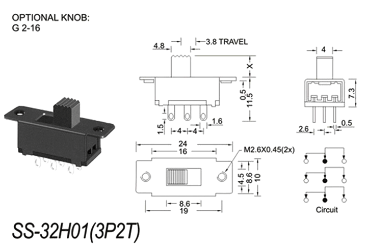 SS-32H01/03撥動(dòng)開關(guān)多少錢一個(gè)？